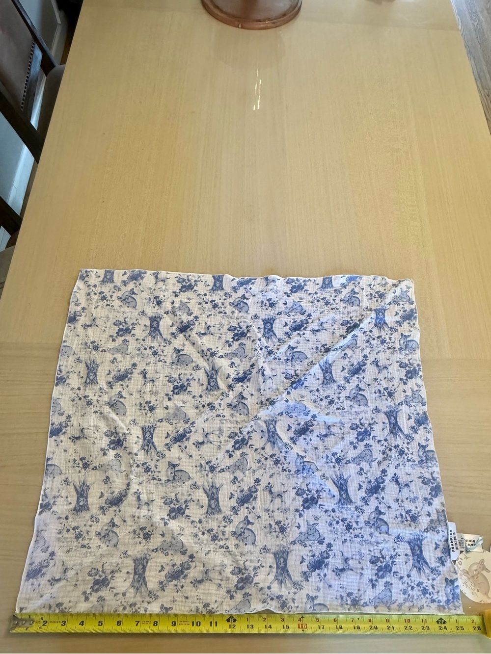 💙 Frankie's Bikinis Gigi Hadid Fawn Heidi Cotton Gauze Bandana Head Scarf Sarong - Picture 7 of 16